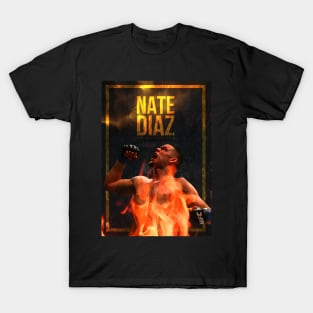 Nate Diaz Gold T-Shirt